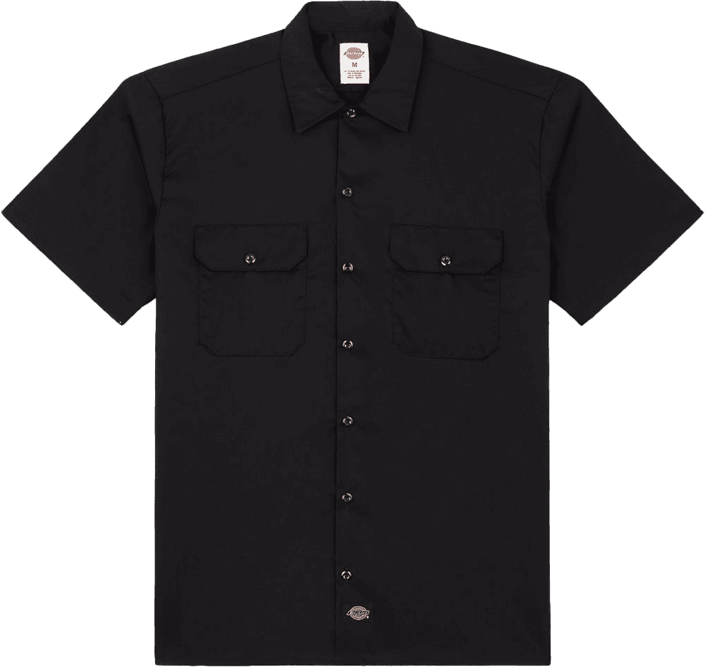 Dickies Dickies Men's Work Shirt Shortsleeve Rec Black