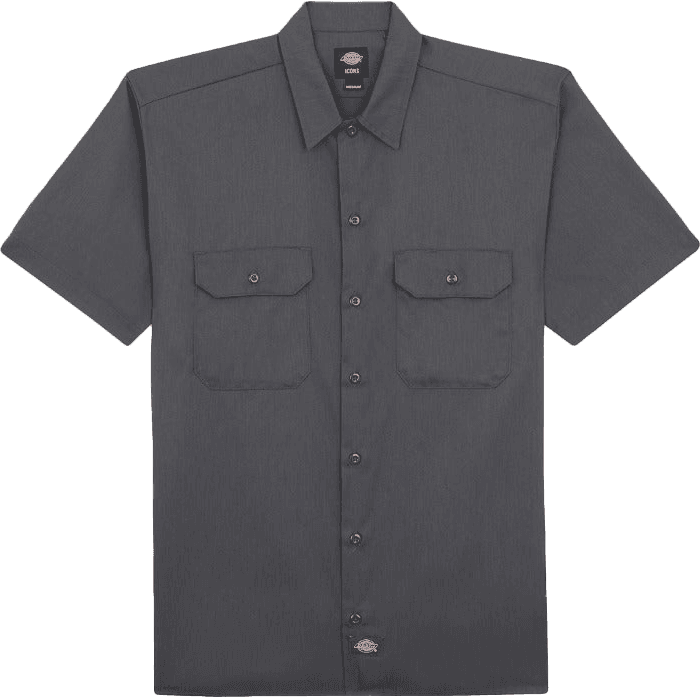 Dickies Dickies Men's Work Shirt Shortsleeve Rec Charcoal Grey