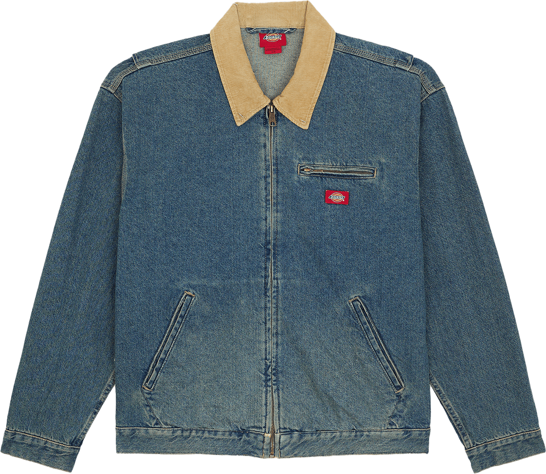 Dickies Dickies Men's Denim Painter Jacket Khaki Tinted Blue