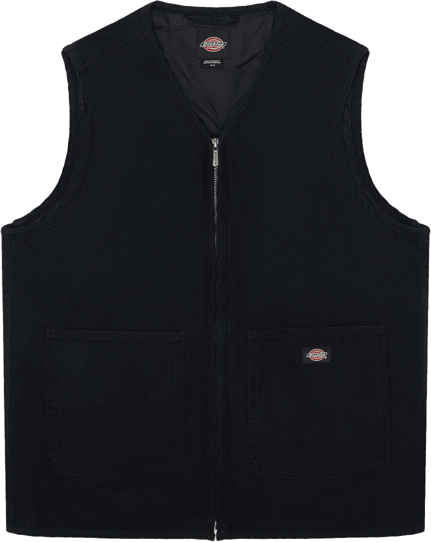 Dickies Dickies Men's Canvas Summer Vest Black
