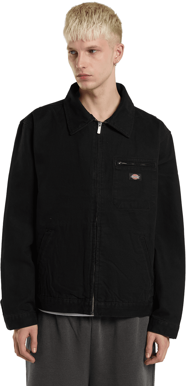 Dickies Dickies Men's Unlined Canvas Painter Jacket Black