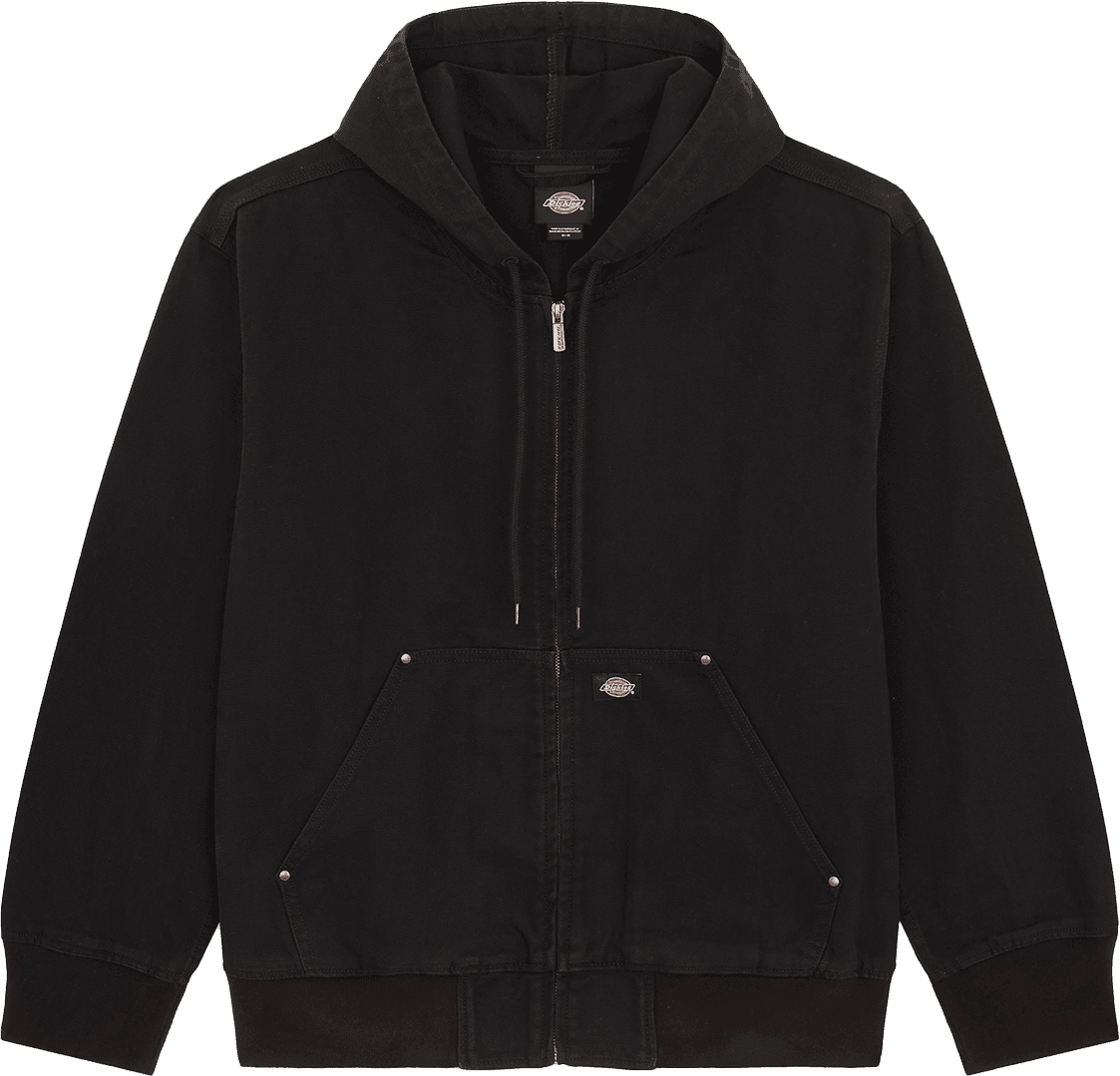 Dickies Dickies Men's Unlined Canvas Hooded Bomber Black