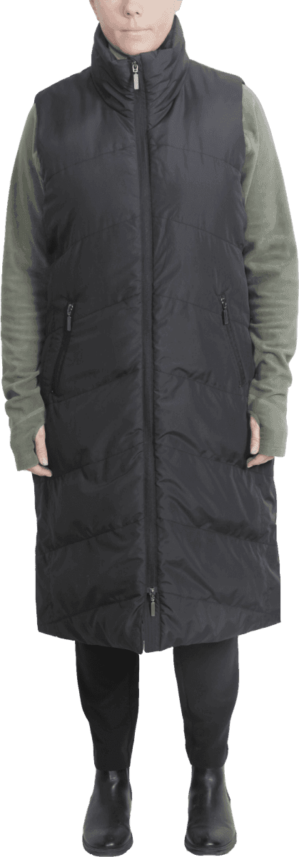Dobsom Dobsom Women's Stockholm Long Vest Black