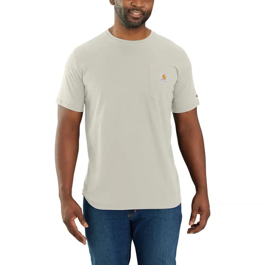 Carhartt Carhartt Men's Carhartt Force Relaxed Fit Midweight Short-Sleeve Pocket T-Shirt  Malt