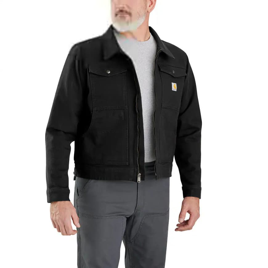 Carhartt Carhartt Men's Rugged Flex Duck Relaxed Fit Jacket  Black