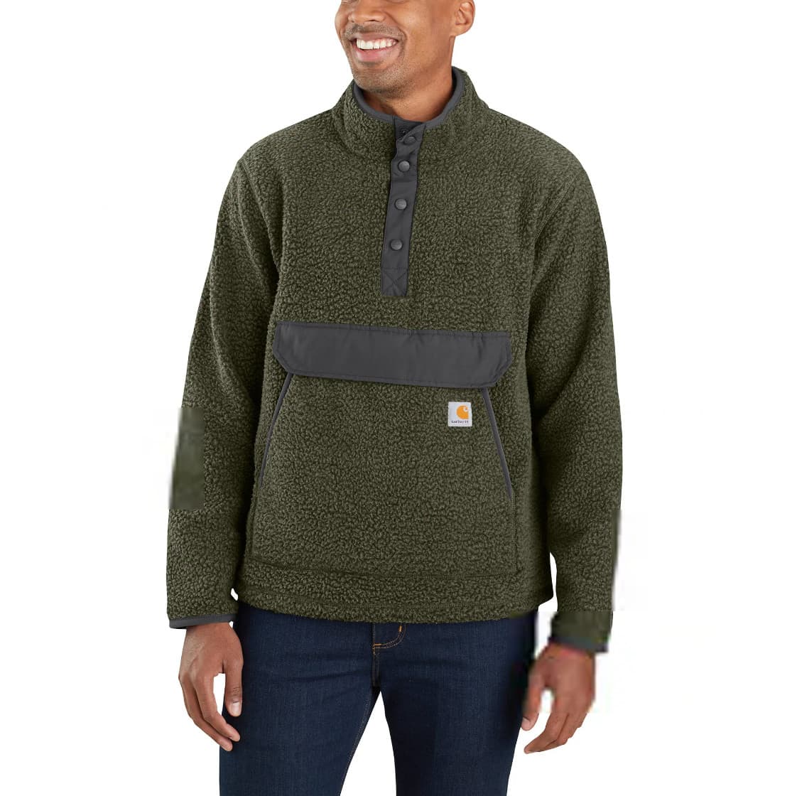 Carhartt Carhartt Men's Relaxed Fit Fleece Pullover Basil Heather
