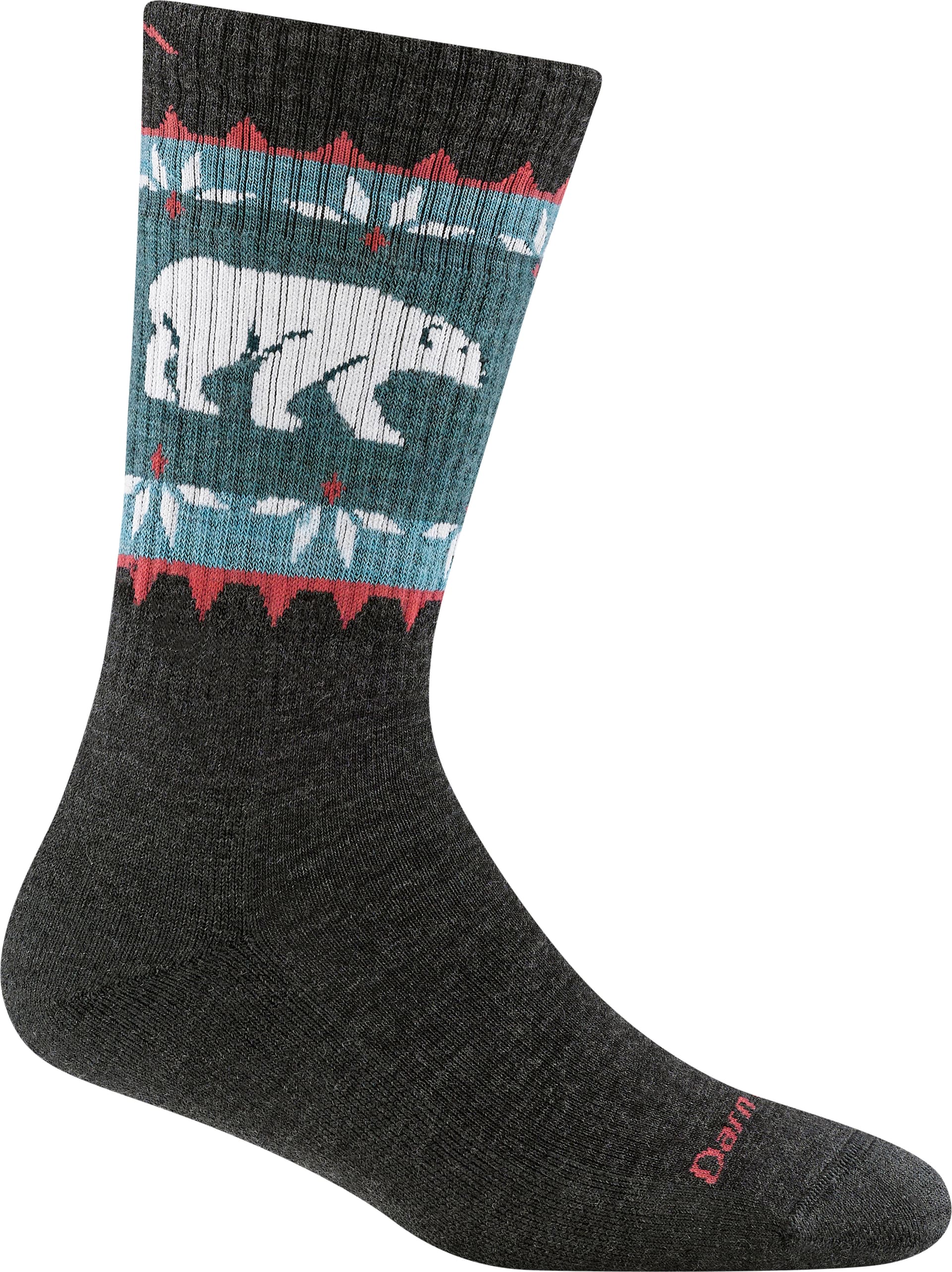 Darn Tough Darn Tough Women's Vanna Grizzle Boot Hiking Socks  Charcoal