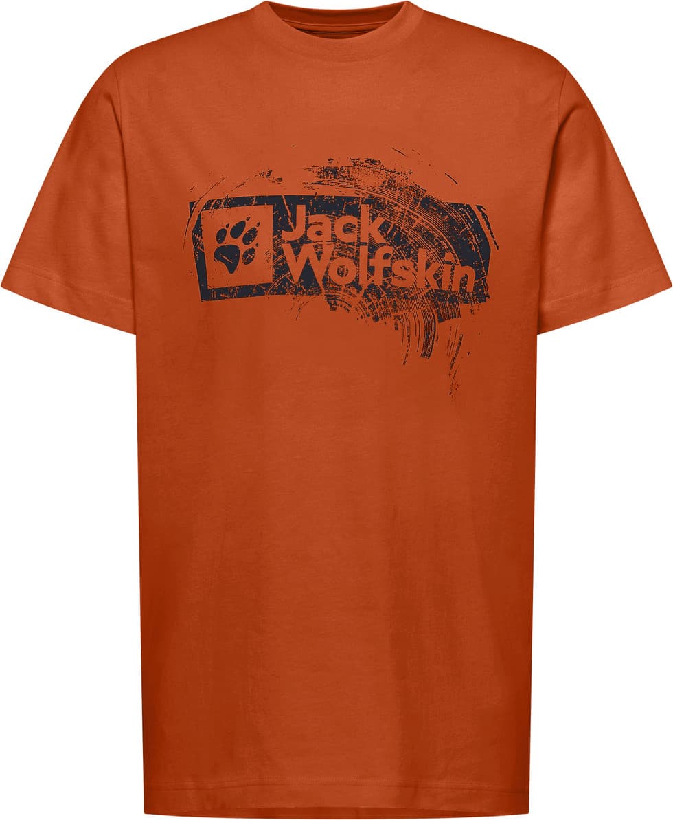 Jack Wolfskin Jack Wolfskin Men's Brand Tee Burnt Orange