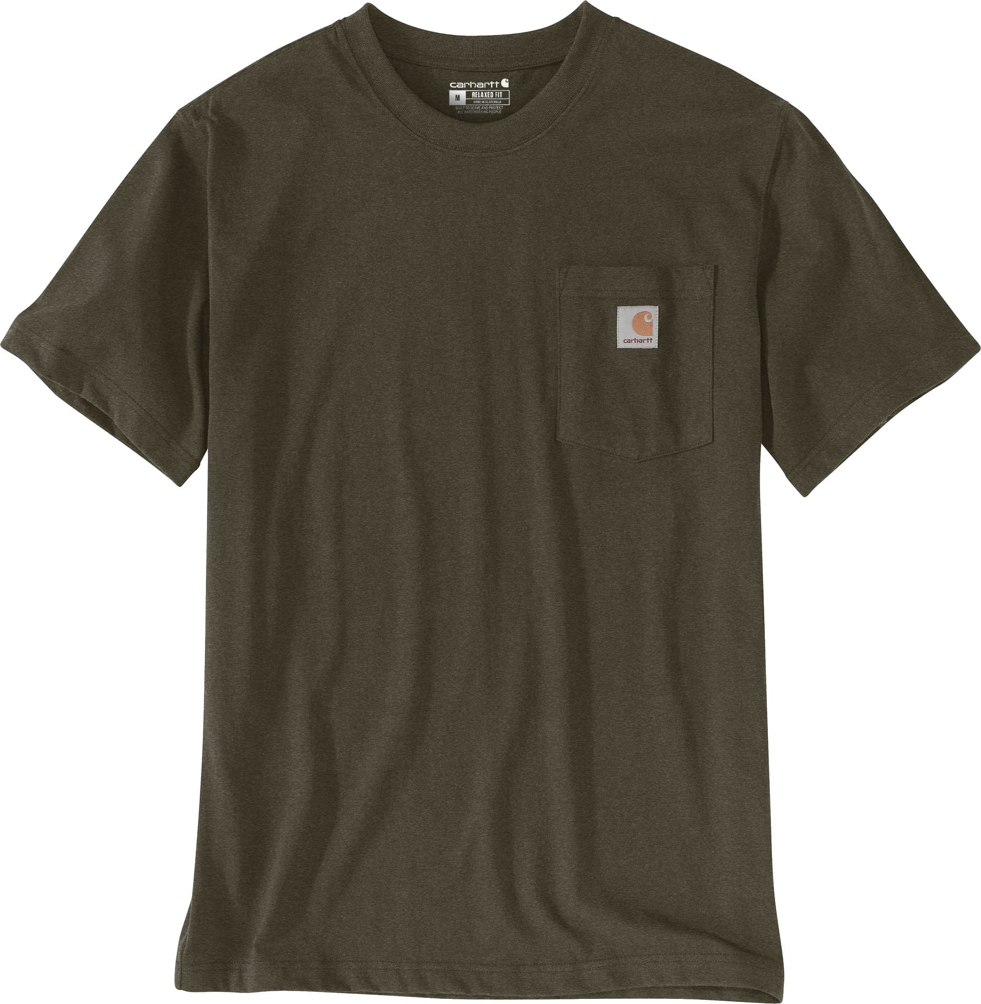 Carhartt Carhartt Men's K87 Pocket Short Sleeve T-Shirt Burnished Logs Heather