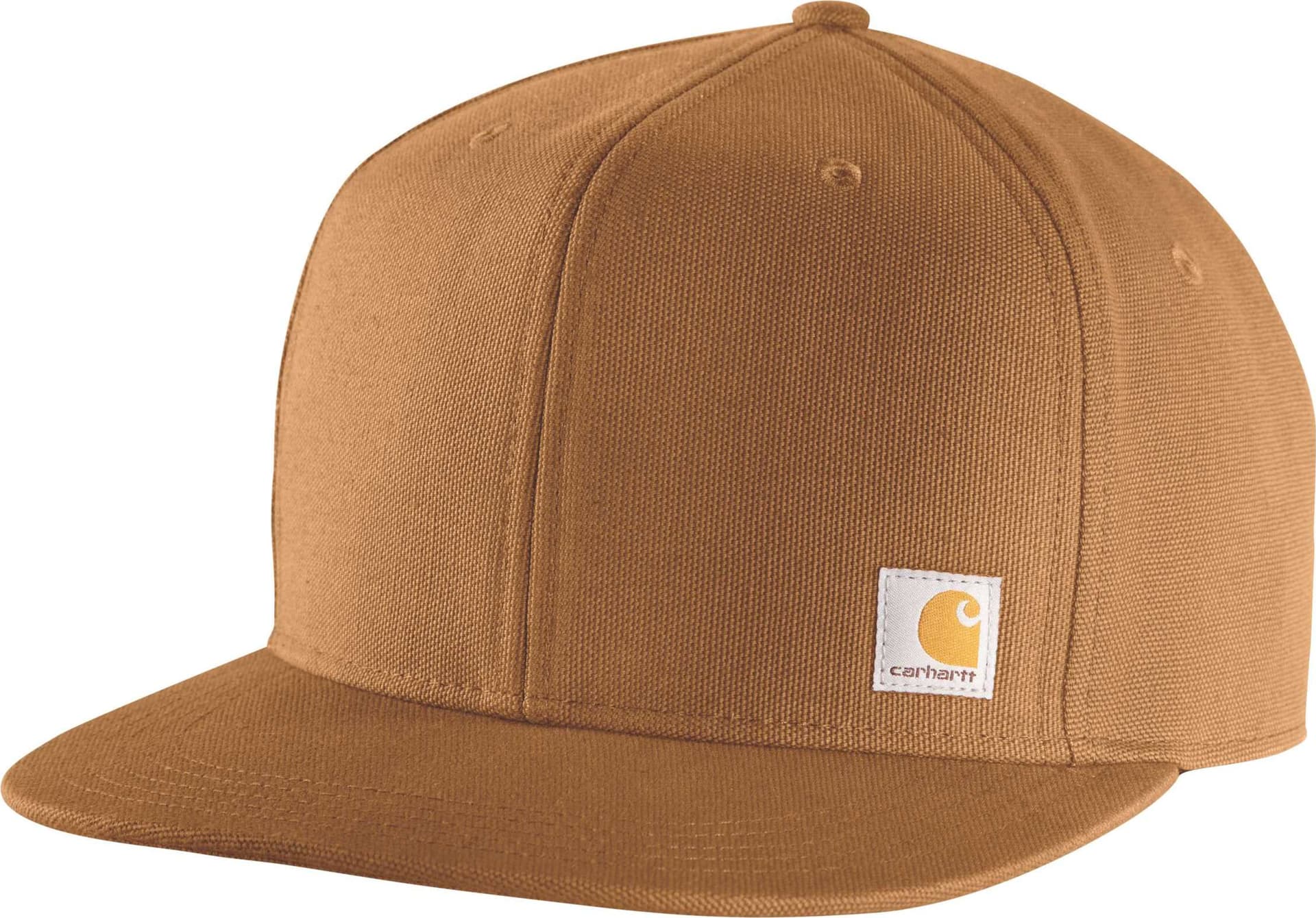 Carhartt Carhartt Men's Firm Duck Flat Brim Cap Carhartt® Brown