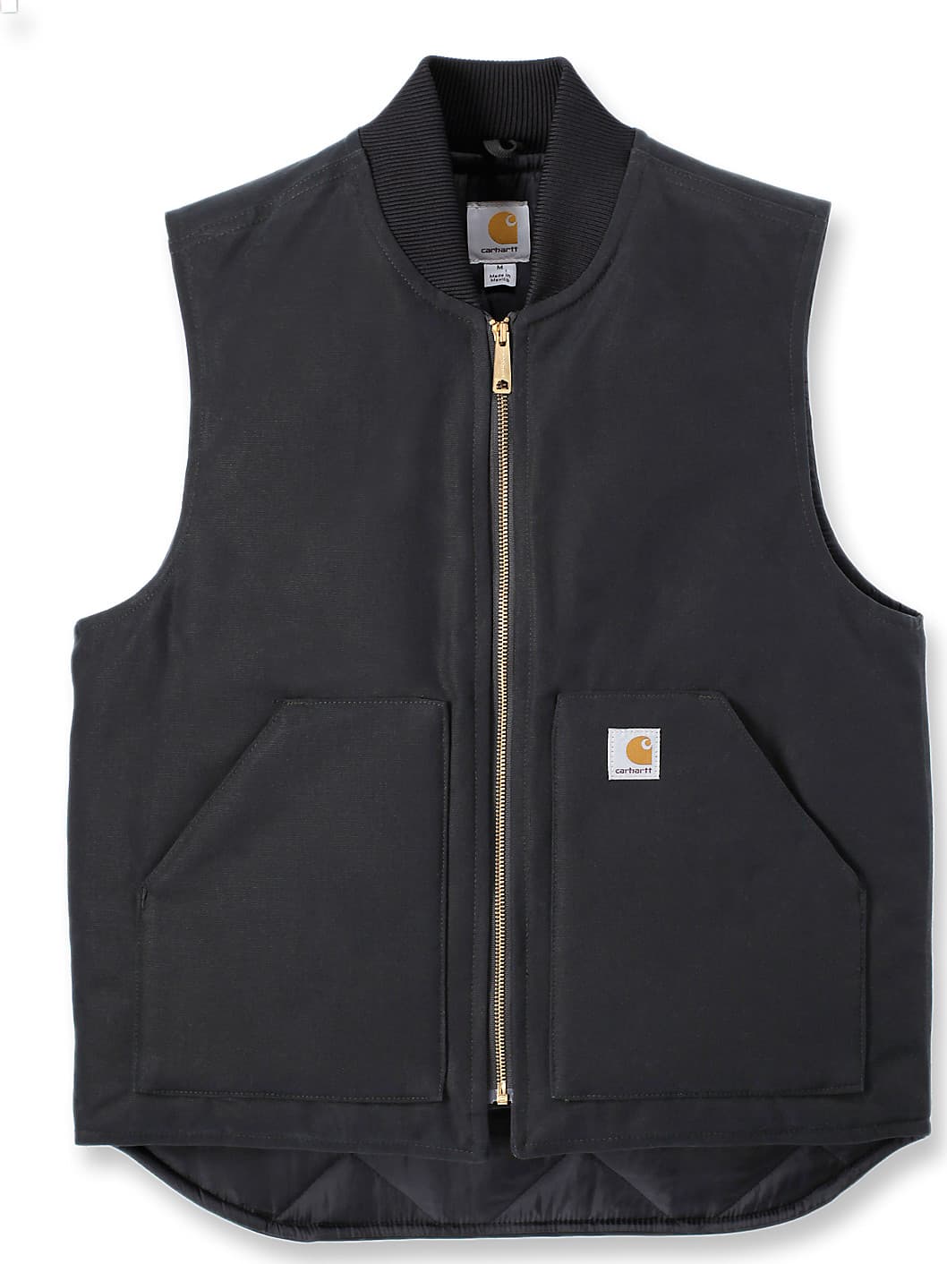 Carhartt Carhartt Men's V01 Insulated Rib Collar Vest Black