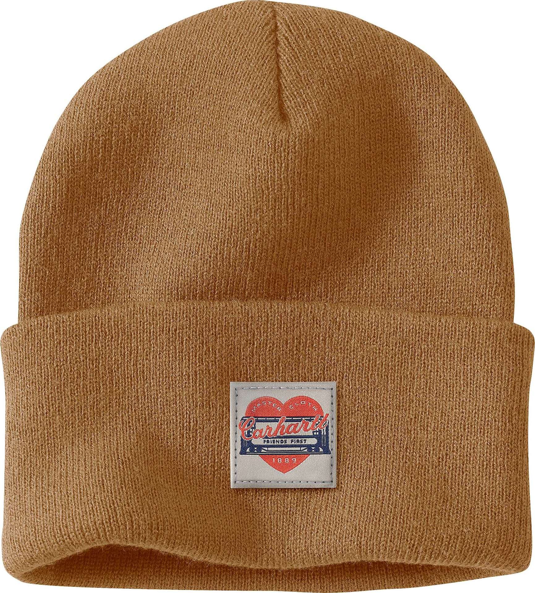 Carhartt Carhartt Women's Knit Heart Patch Beanie Carhartt® Brown