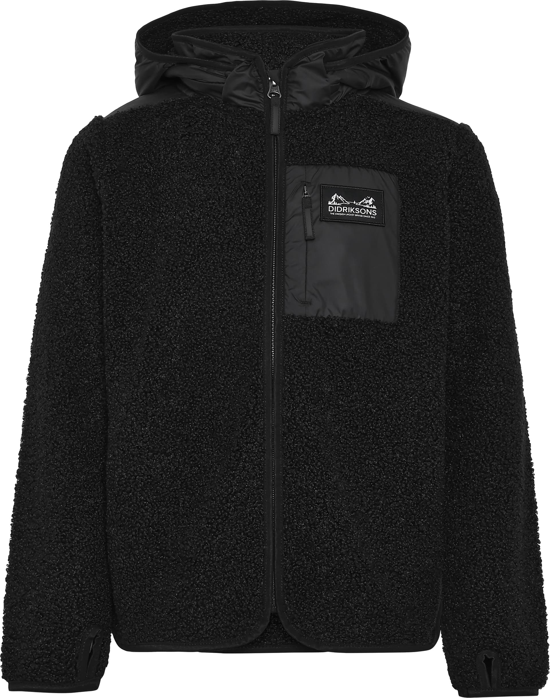 Didriksons Didriksons Kids' Exa Full Zip 3 Black