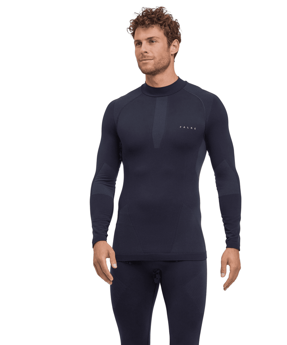 Falke Falke Men's Long Sleeve Shirt Warm Black
