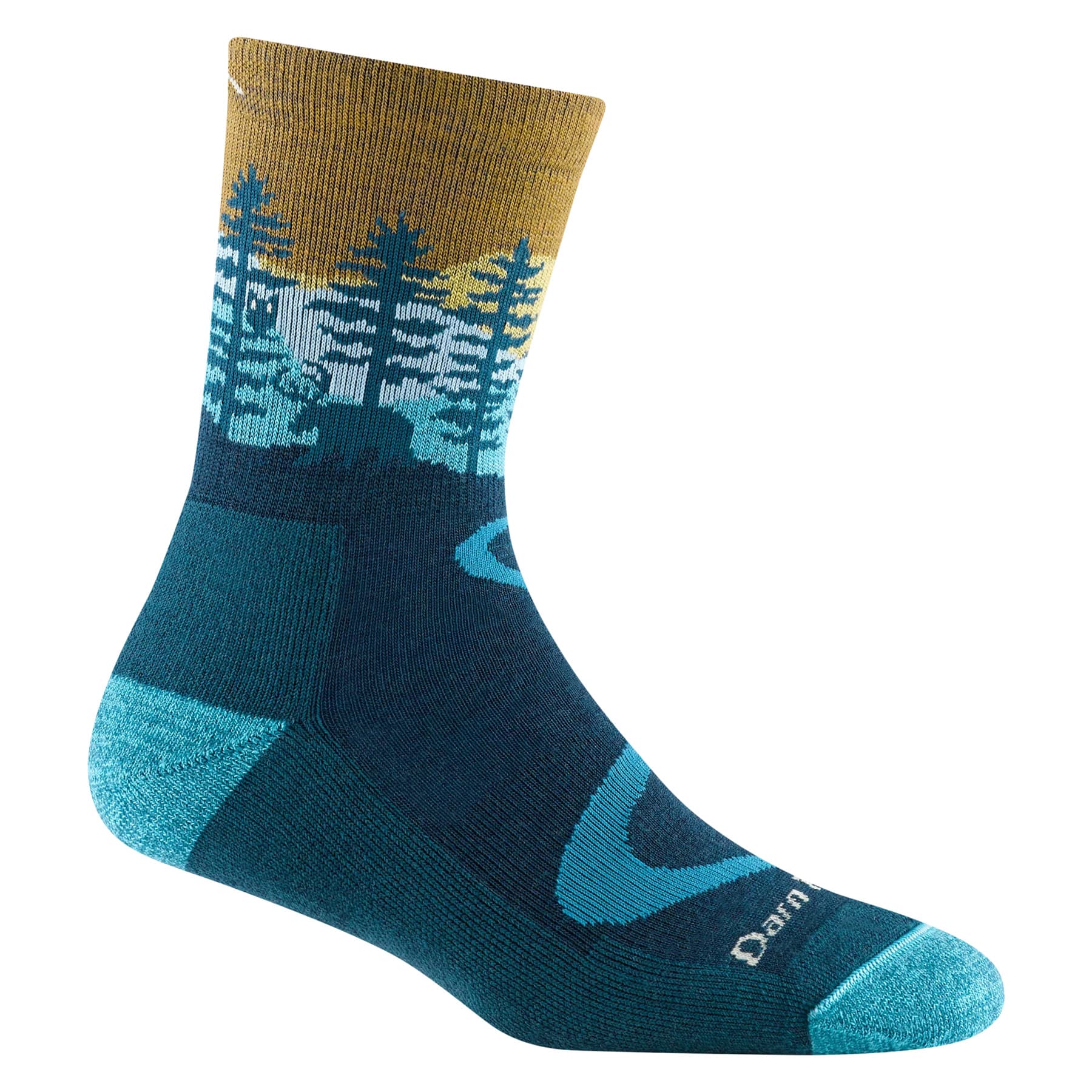 Darn Tough Darn Tough Women's Micro Crew Midweight Hiking Sock Dark Teal