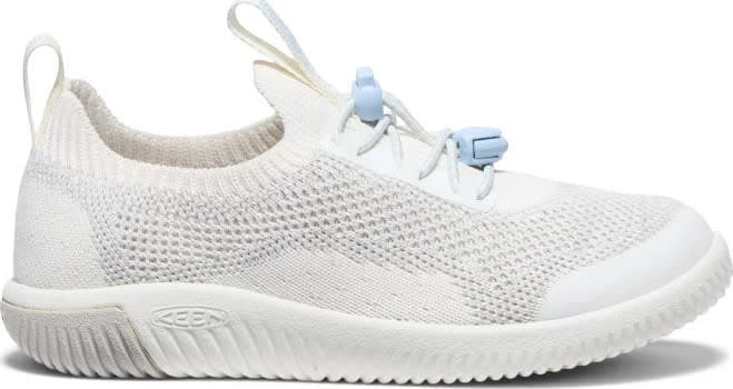 Keen Keen Kid's KNX Knit Sneaker Star-white-skyway