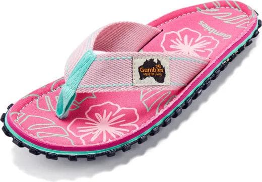 Gumbies Gumbies Unisex Islander Blush Hibiscus
