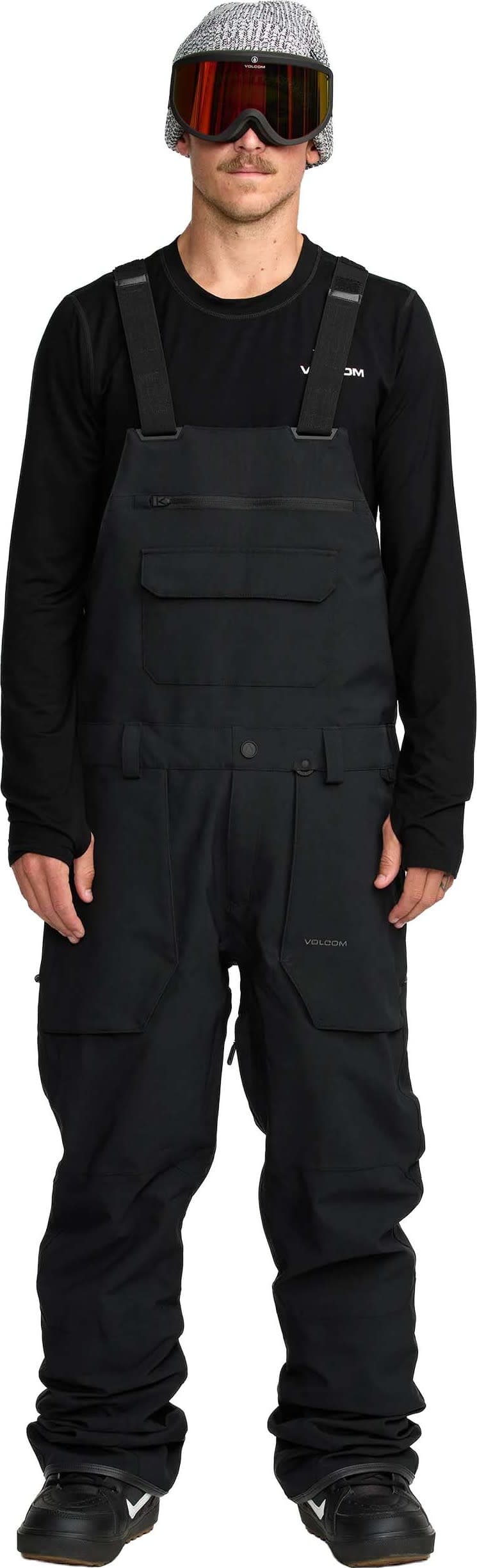 Volcom Volcom Men's Roan Bib Overall Black