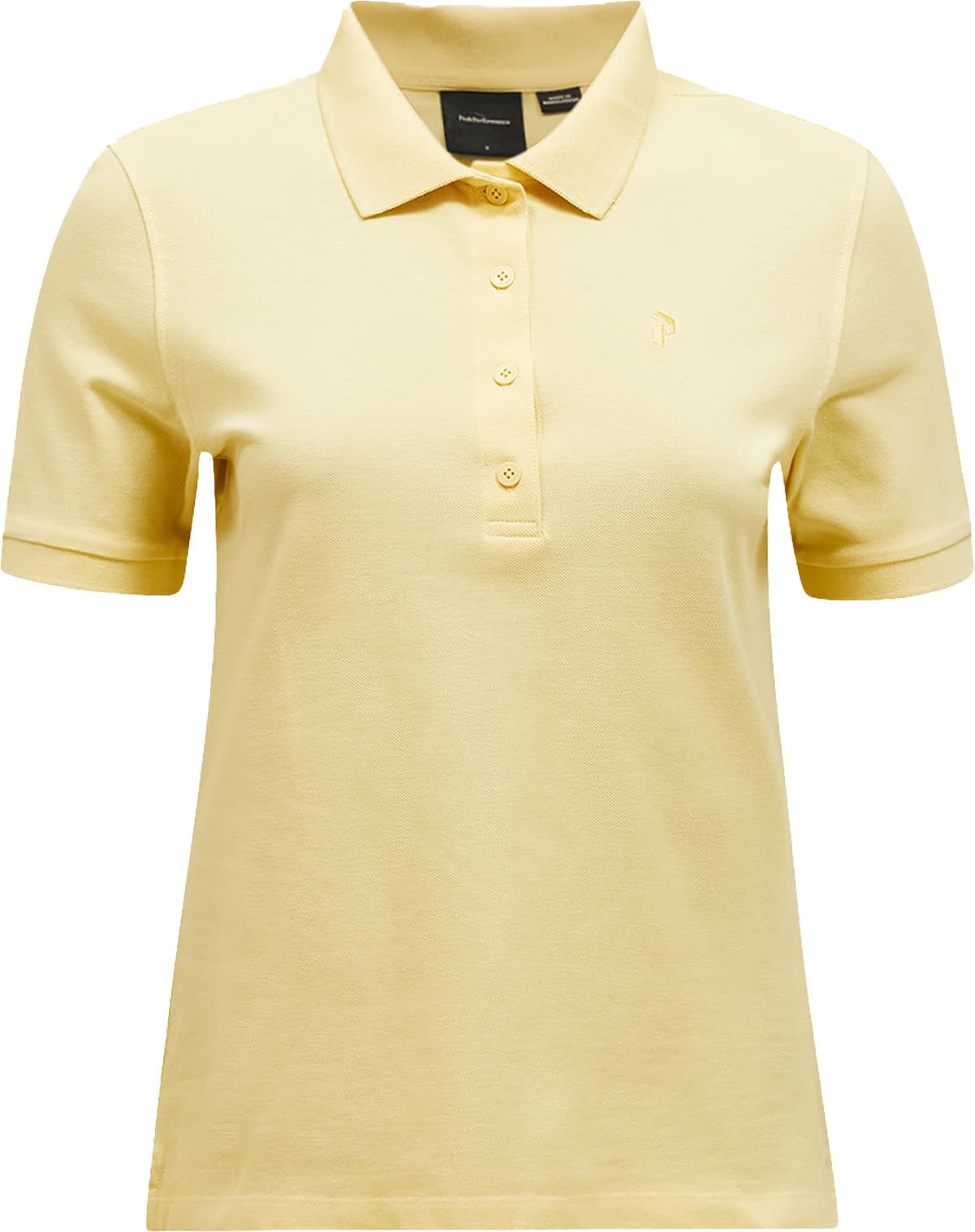 Peak Performance Peak Performance Women's Classic Cotton Polo Mellow Yellow