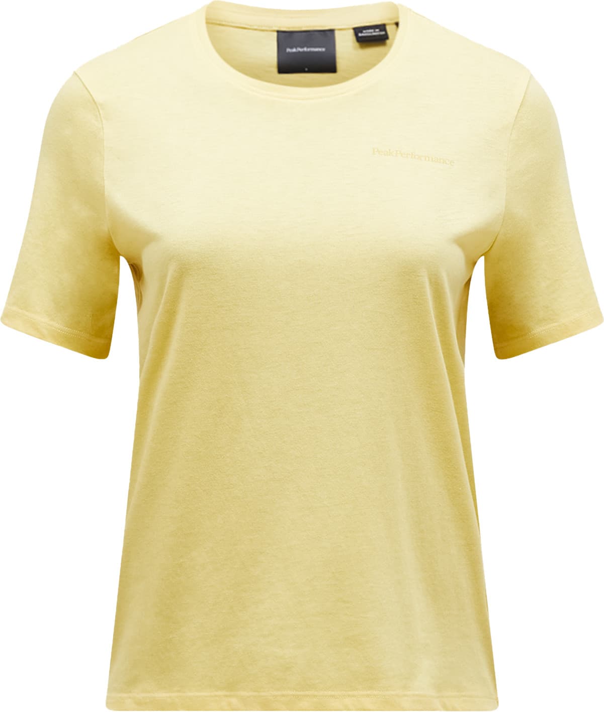 Peak Performance Peak Performance Women's Explore Logo Tee Mellow Yellow