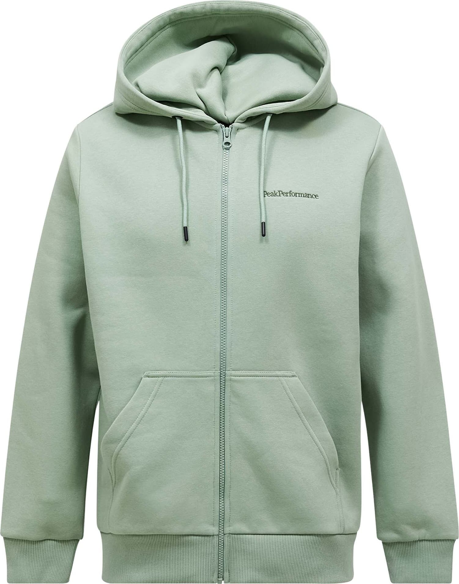 Peak Performance Men's Original Small Logo Zip Green Valley