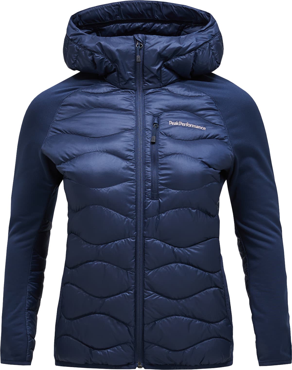 Peak Performance Peak Performance Women's Helium Down Hybrid Hood Blue Shadow