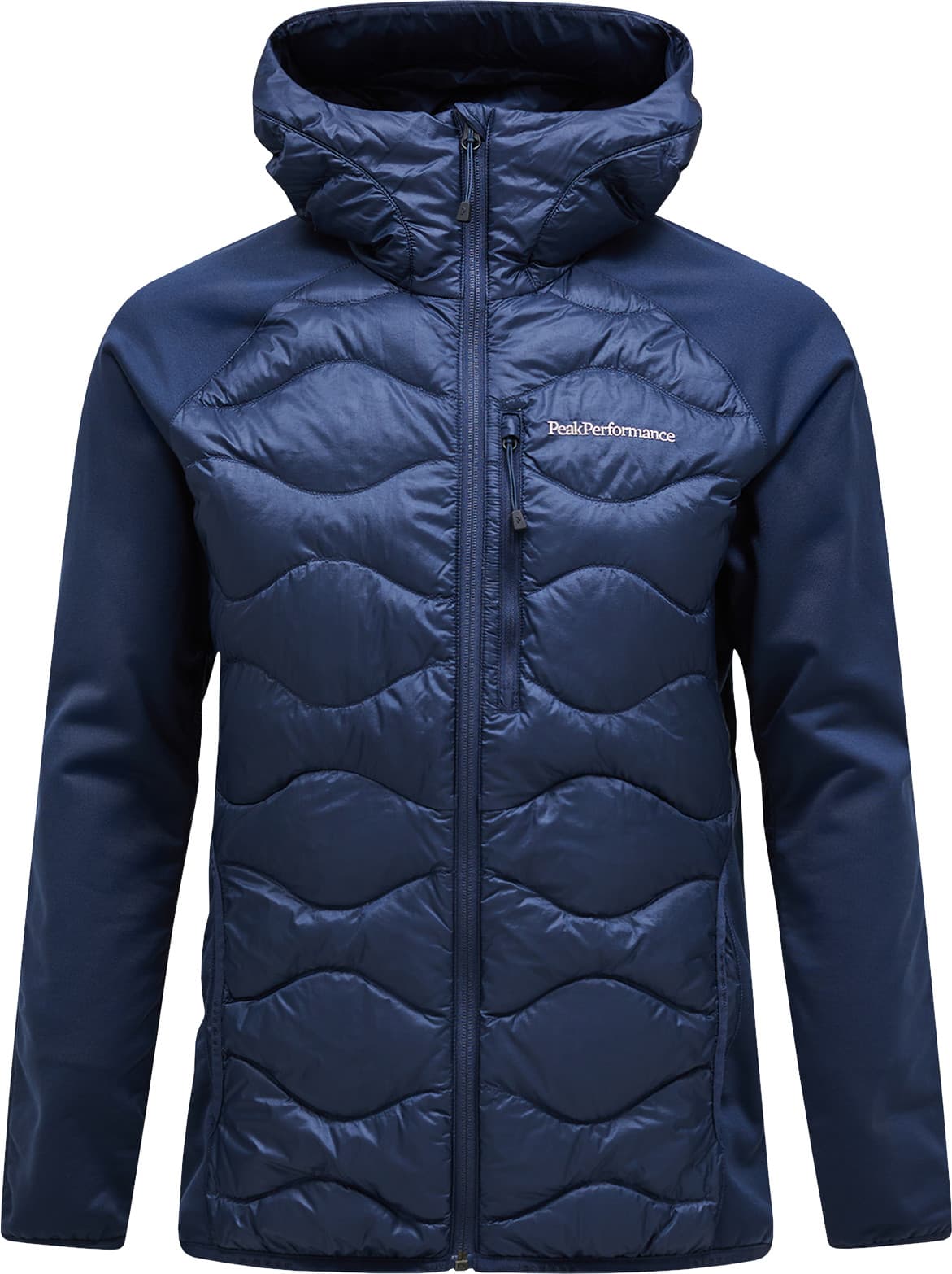 Peak Performance Peak Performance Men's Helium Down Hybrid Hood Blue Shadow