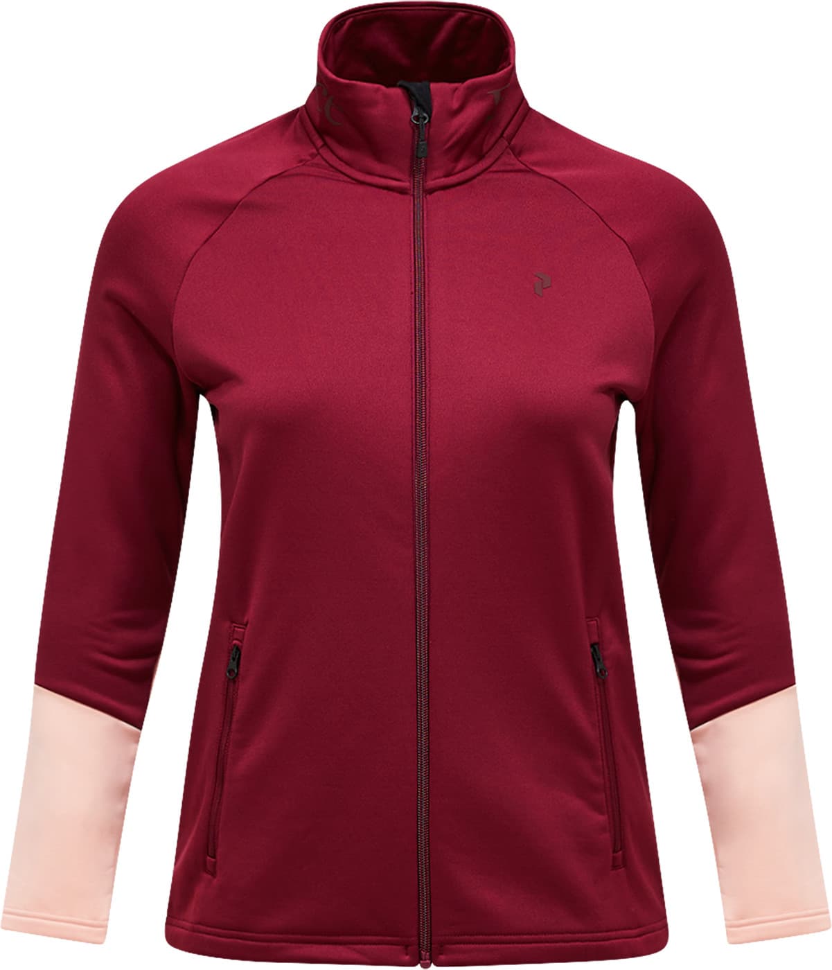 Peak Performance Peak Performance Women's Rider Essentials Zip Jacket Vertical Zenith/peach Fuzz/