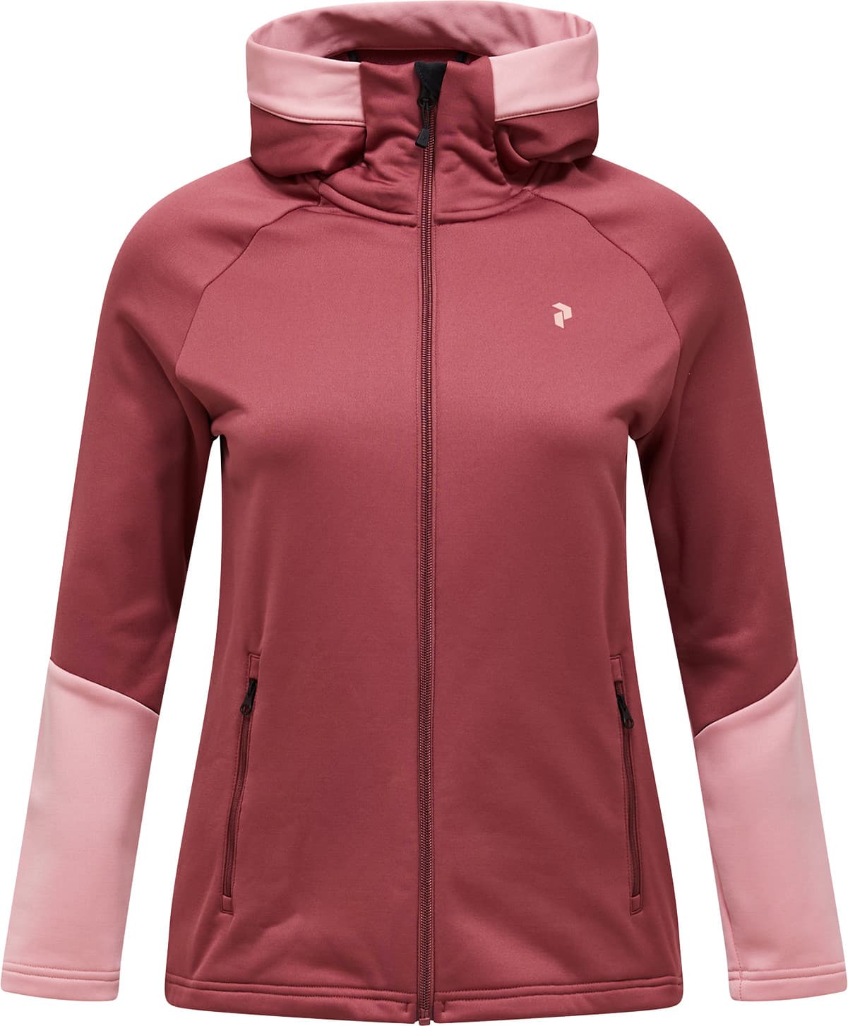 Peak Performance Peak Performance Women's Rider Essentials Zip Hood Wild Rouge