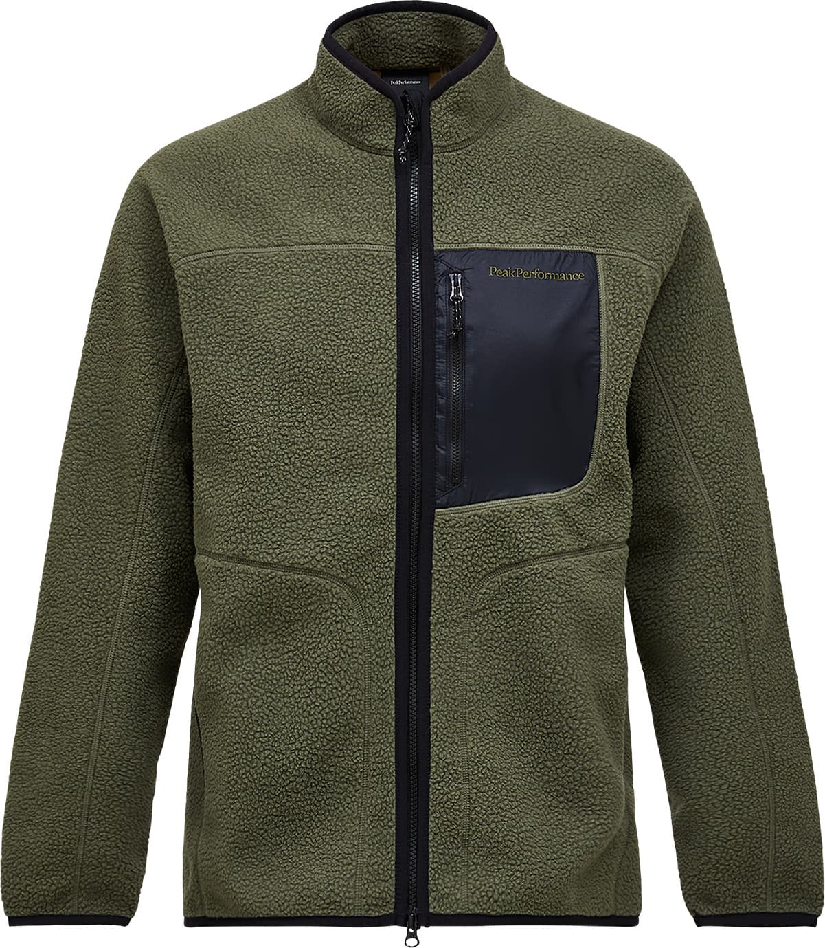 Peak Performance Peak Performance Men's Naturerush Pile Zip Jacket Pine Needle