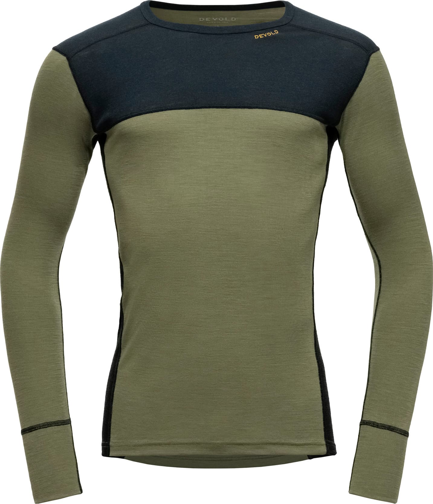 Devold Devold Men's Lauparen Merino 190 Shirt Ink/lichen/black