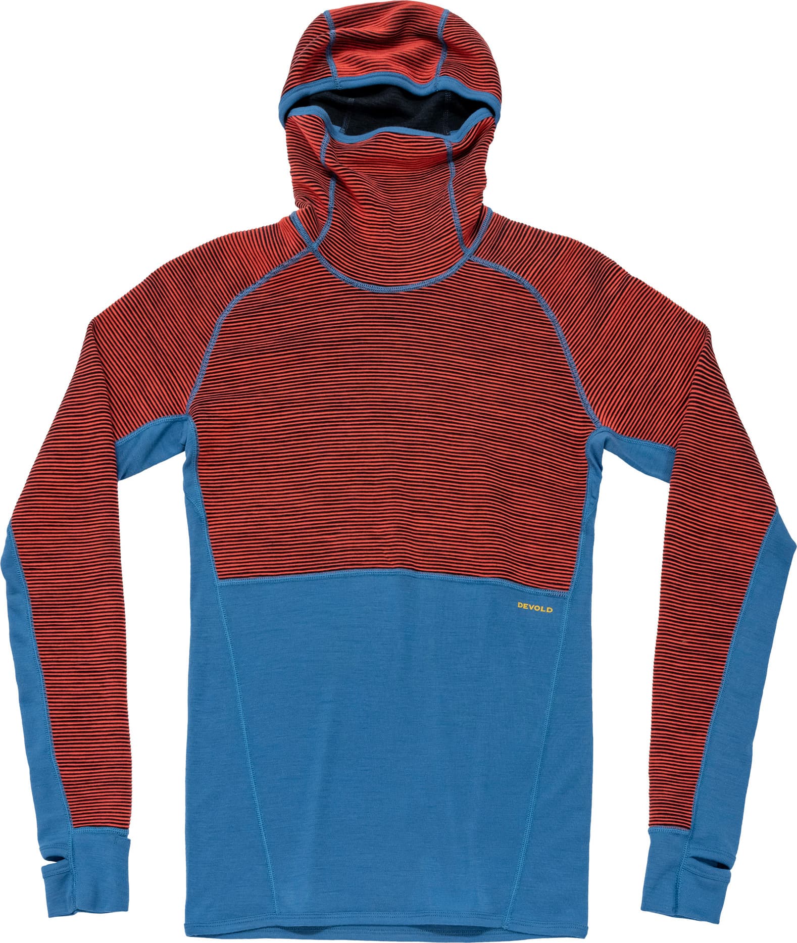 Devold Devold Men's Tuvegga Merino Hoodie Cayenne