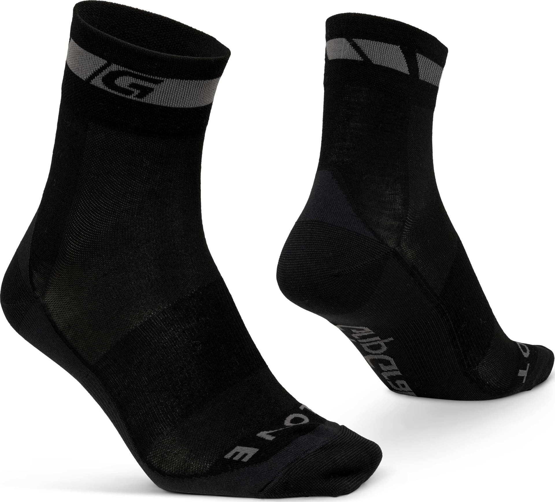 GripGrab Gripgrab Merino Regular Cut Sock Black