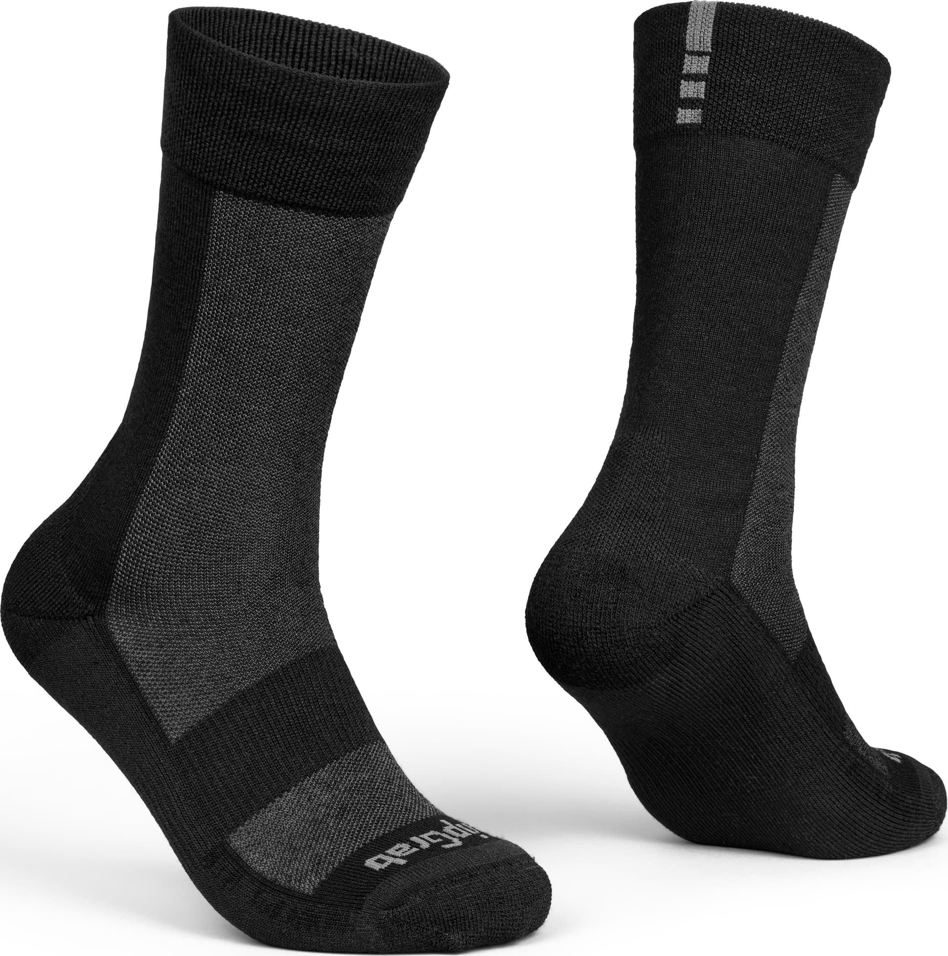 GripGrab Gripgrab Alpine Merino High Cut Winter Socks Black