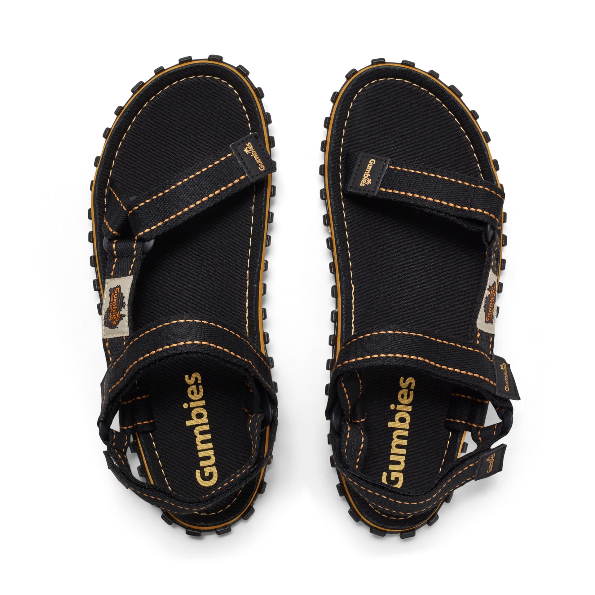 Gumbies Gumbies Unisex Tracker Sandals Black