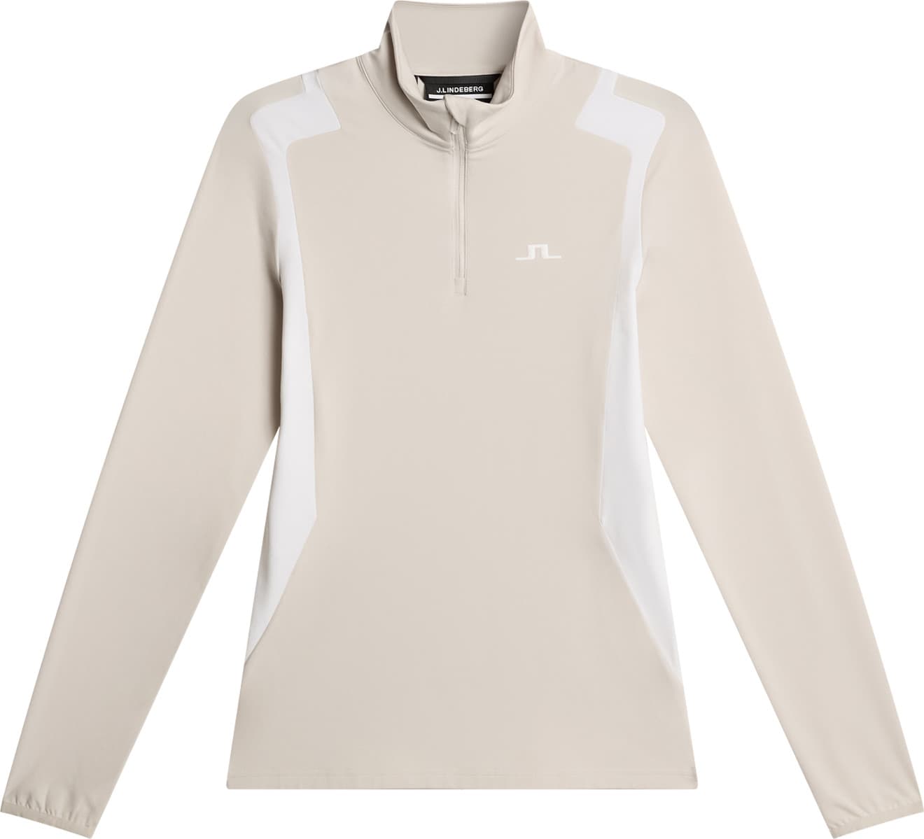 J Lindeberg J.Lindeberg Women's Mae Quarter Zip Mid Layer Moonbeam