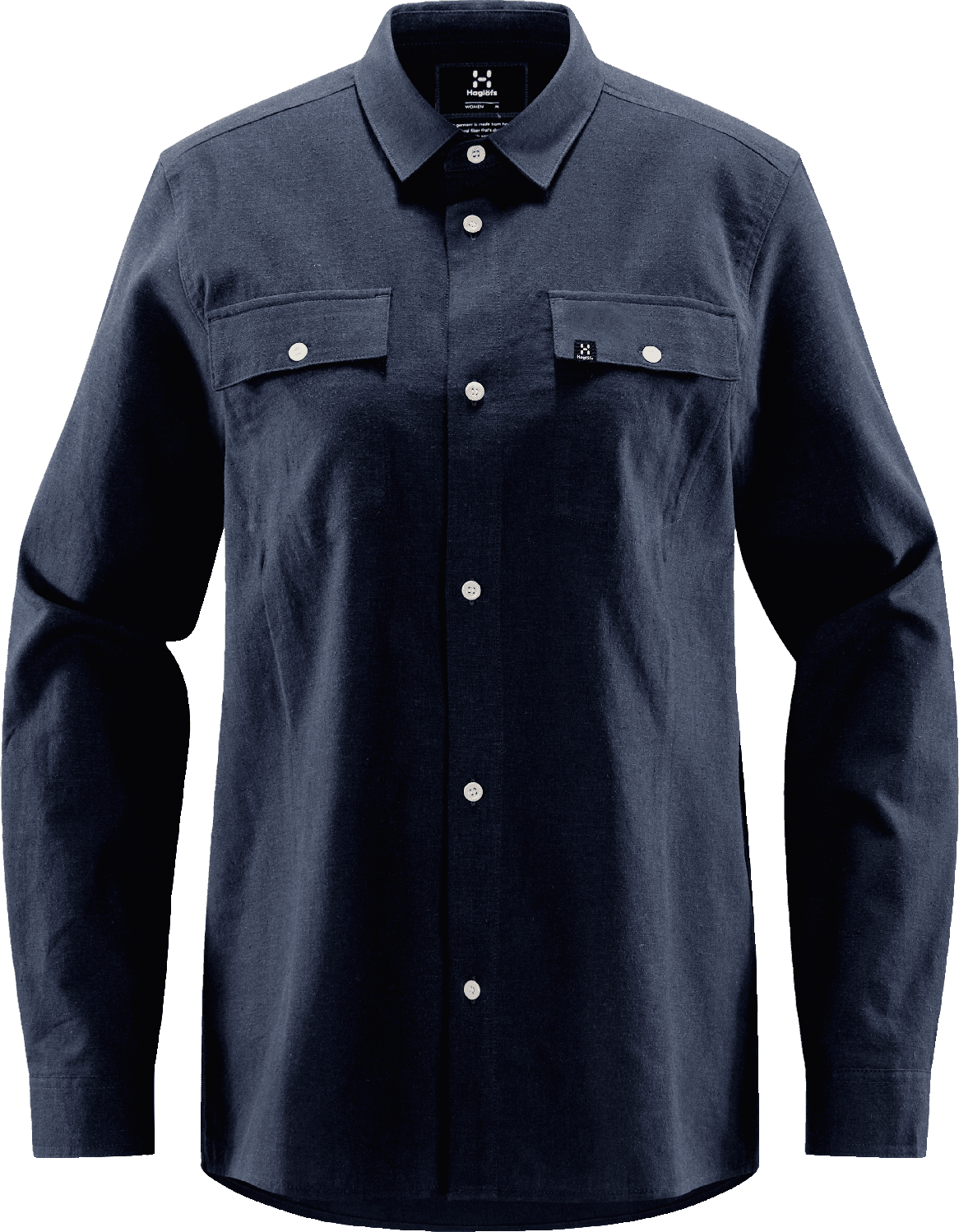 Haglöfs Haglöfs Women's Curious Hemp Shirt Tarn Blue