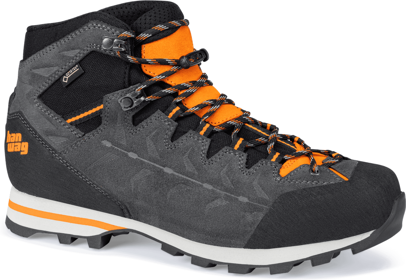Hanwag Hanwag Men's Makra Light Gtx Asphalt/Orange