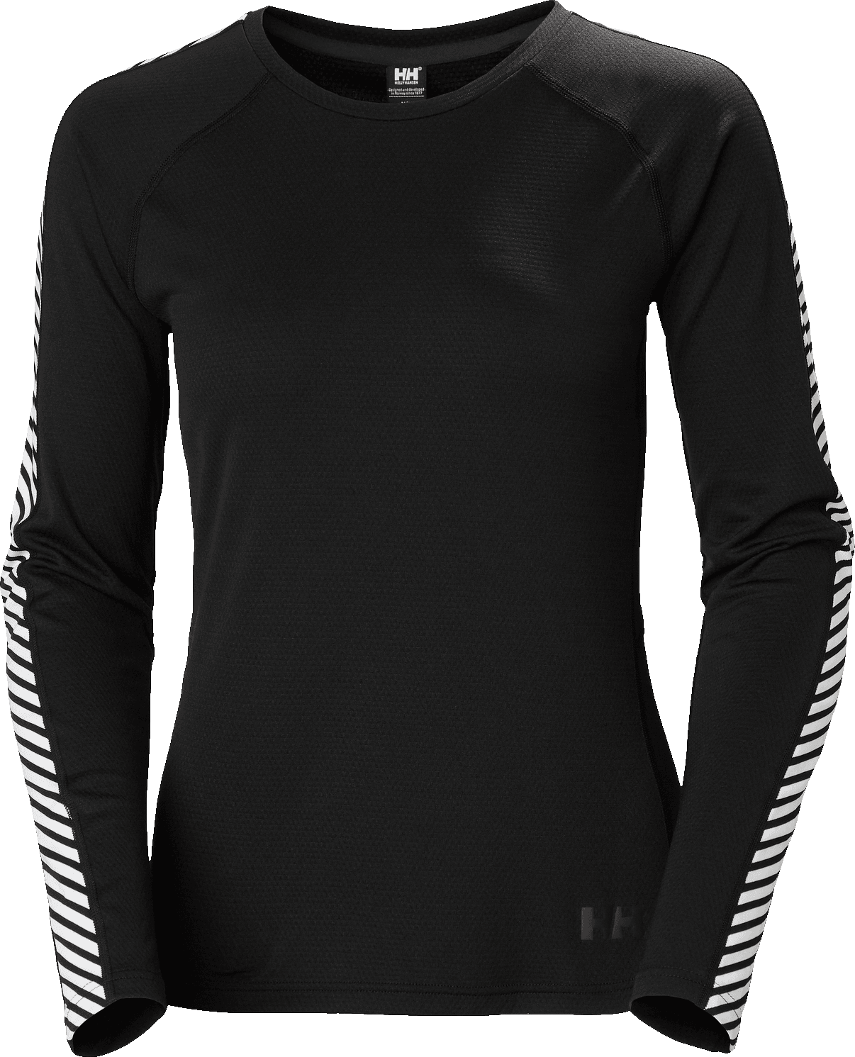 Helly Hansen Helly Hansen Women's LIFA Active Stripe Crew Base Layer Black