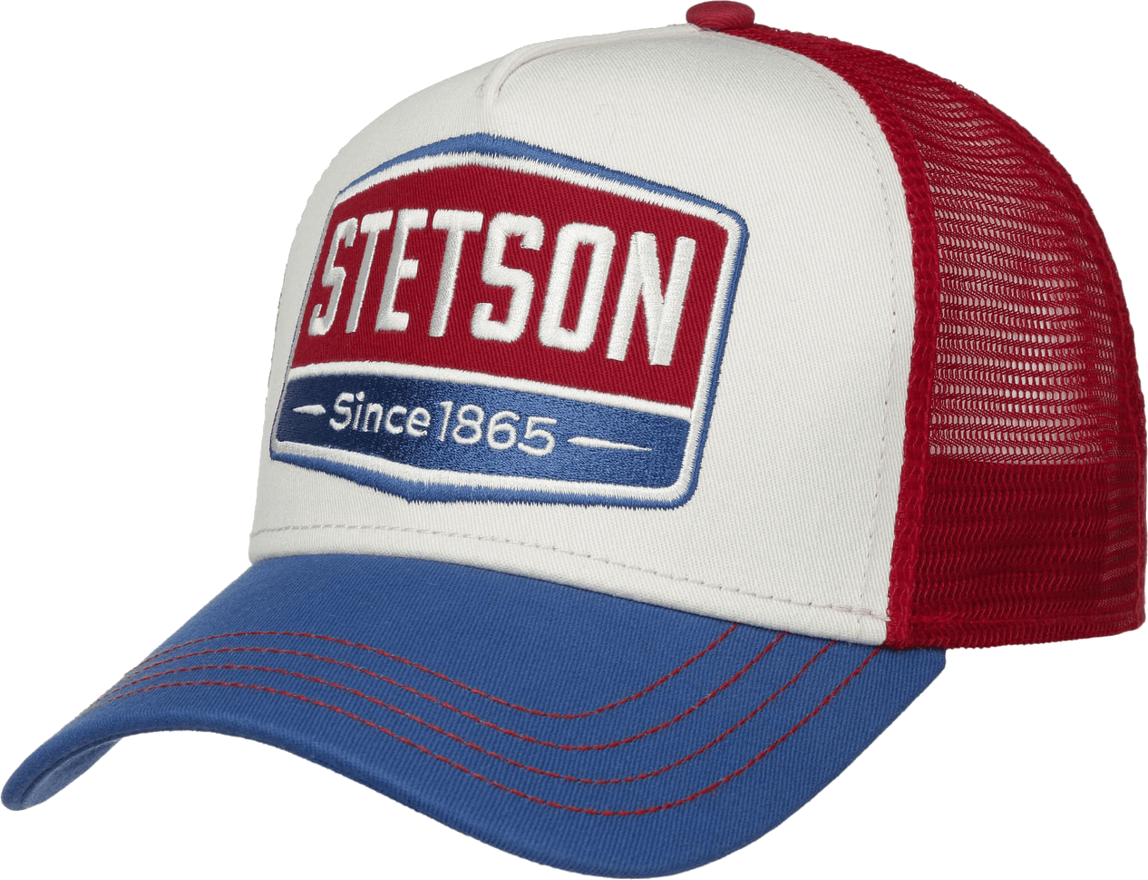 Stetson Stetson Highway Trucker Cap White/Red/Blue