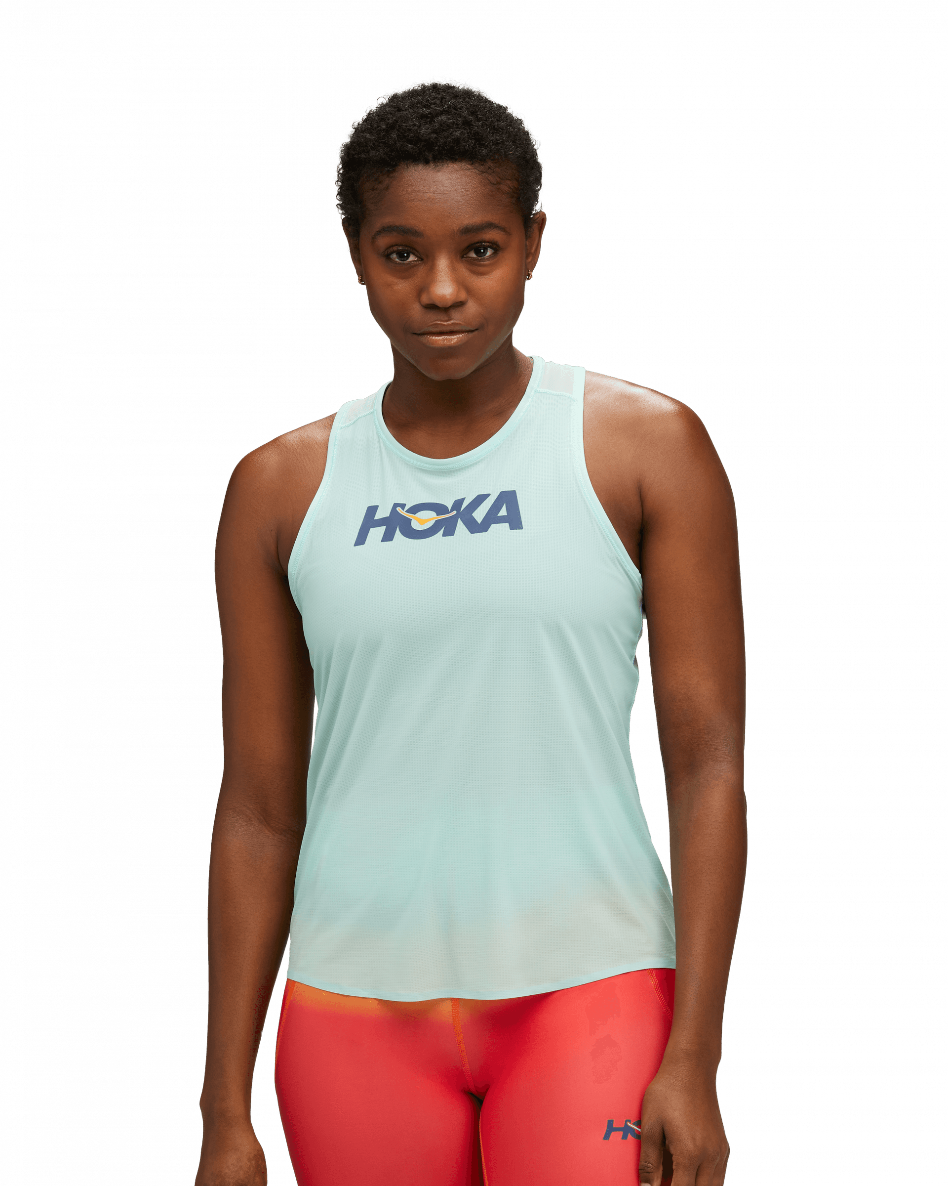 HOKA Hoka Women's Airolite Run Tank  Cloudless / Marathon