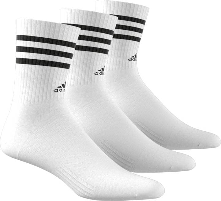 Adidas Adidas 3-Stripes Cushioned Sportswear Crew Socks 3-Pairs White/Black