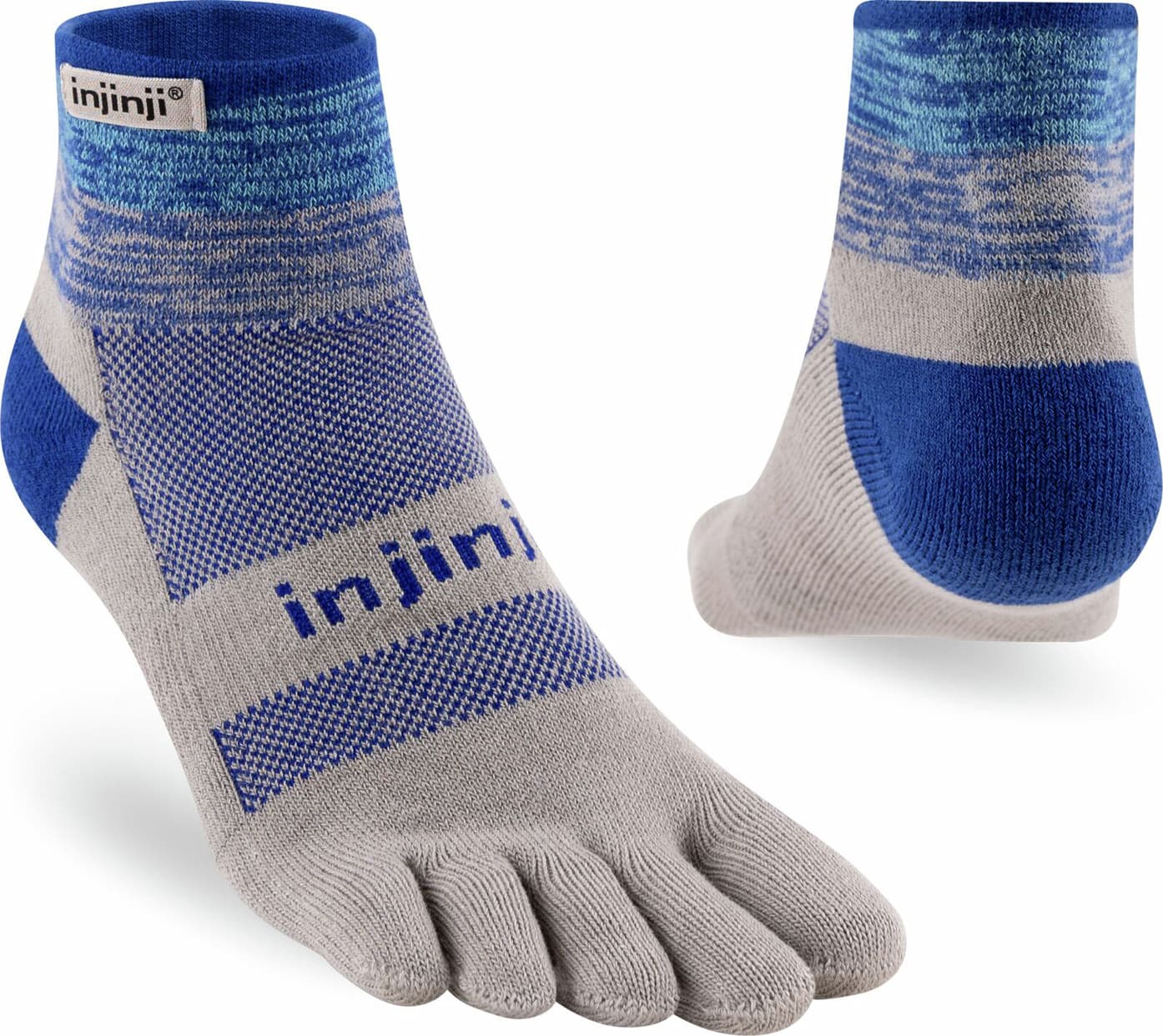 Injinji Injinji Men's Trail Midweight Mini Crew Neptune