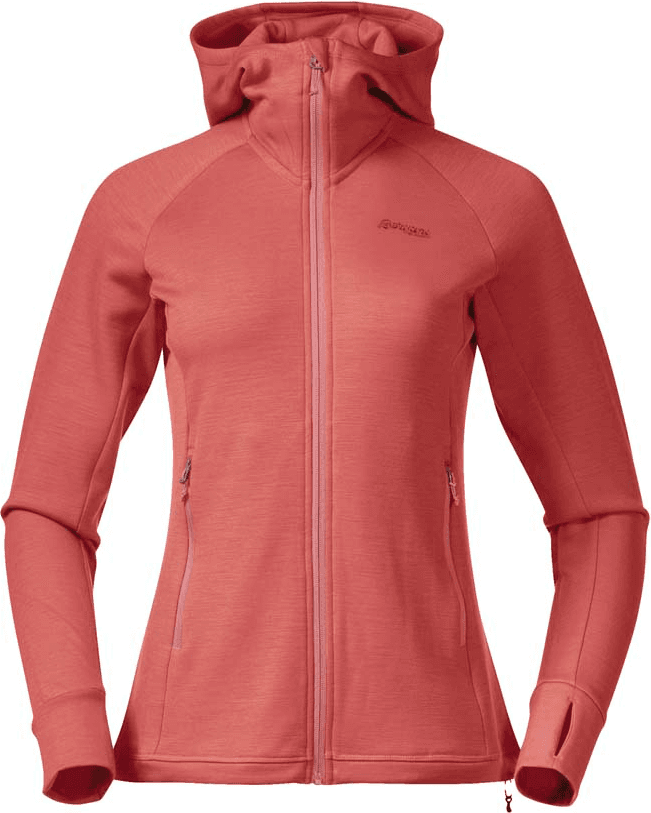 Bergans Bergans Women's Ulstein Wool Hood Jacket Rusty Dust