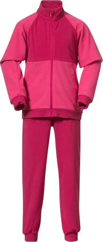 bergans Bergans Kids' Smådøl V5 Longzip Set Raspberry Pink/Raspberry Red