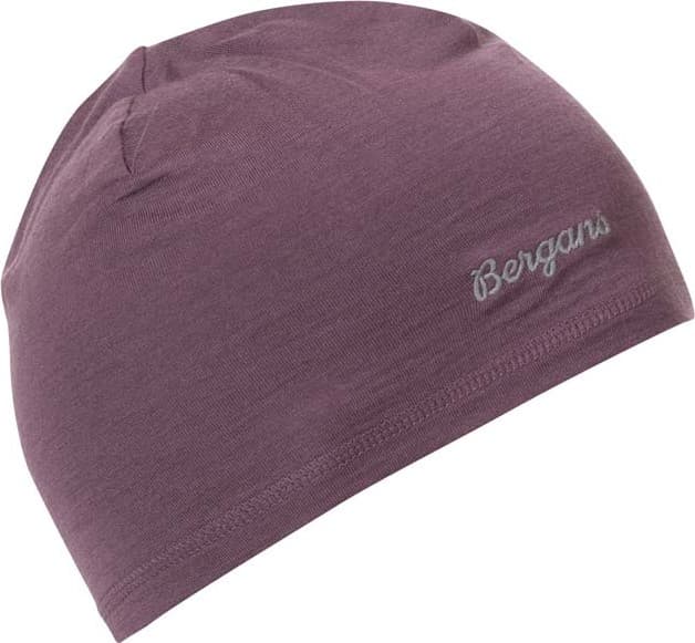 Bergans Bergans Juniors' Wool Beanie Dark Ruby Purple