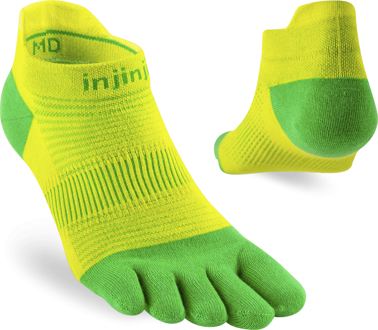 Injinji Injinji Men's Run Lightweight No-Show Clover