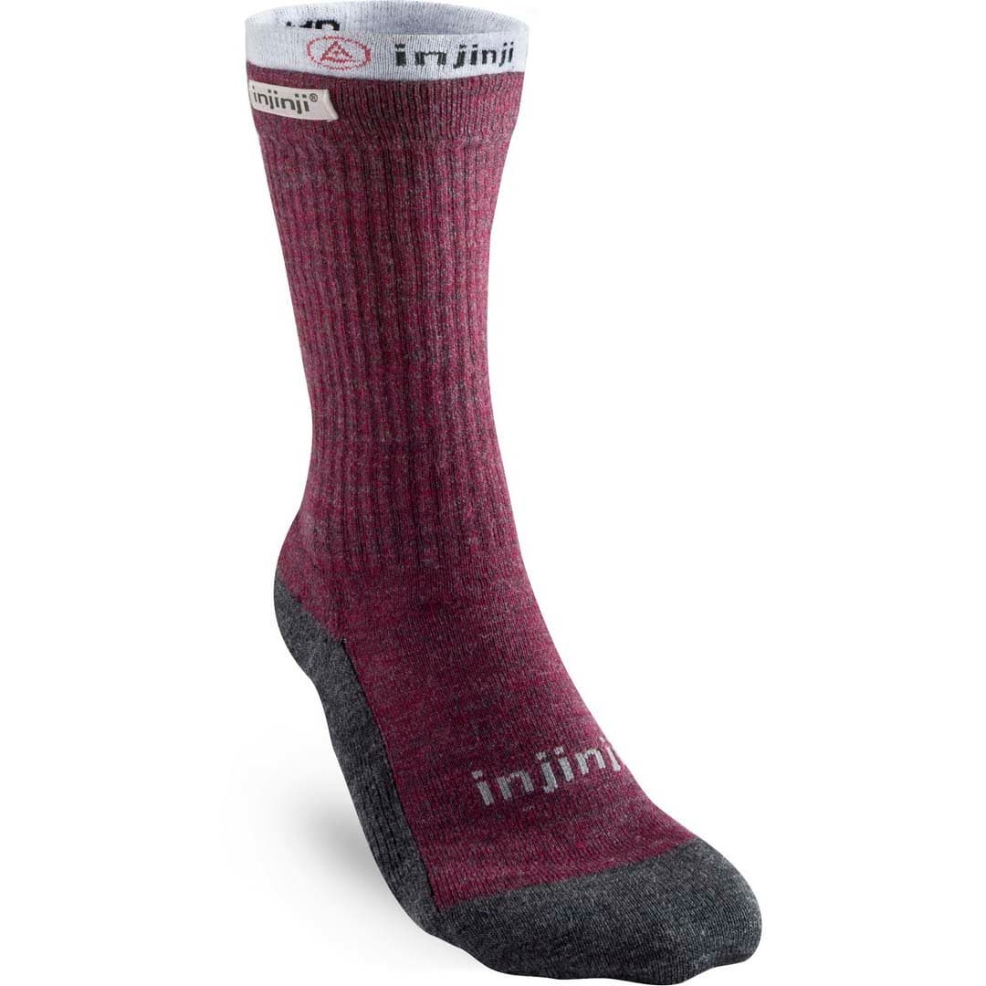 Injinji Injinji Women's Liner + Hiker Crew Maroon