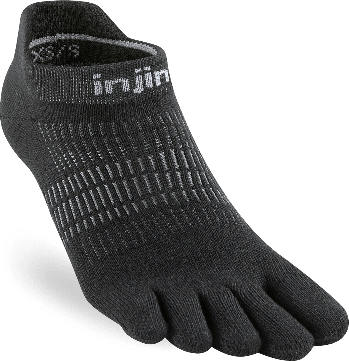 Injinji Injinji Women's Run Lightweight No-Show Black
