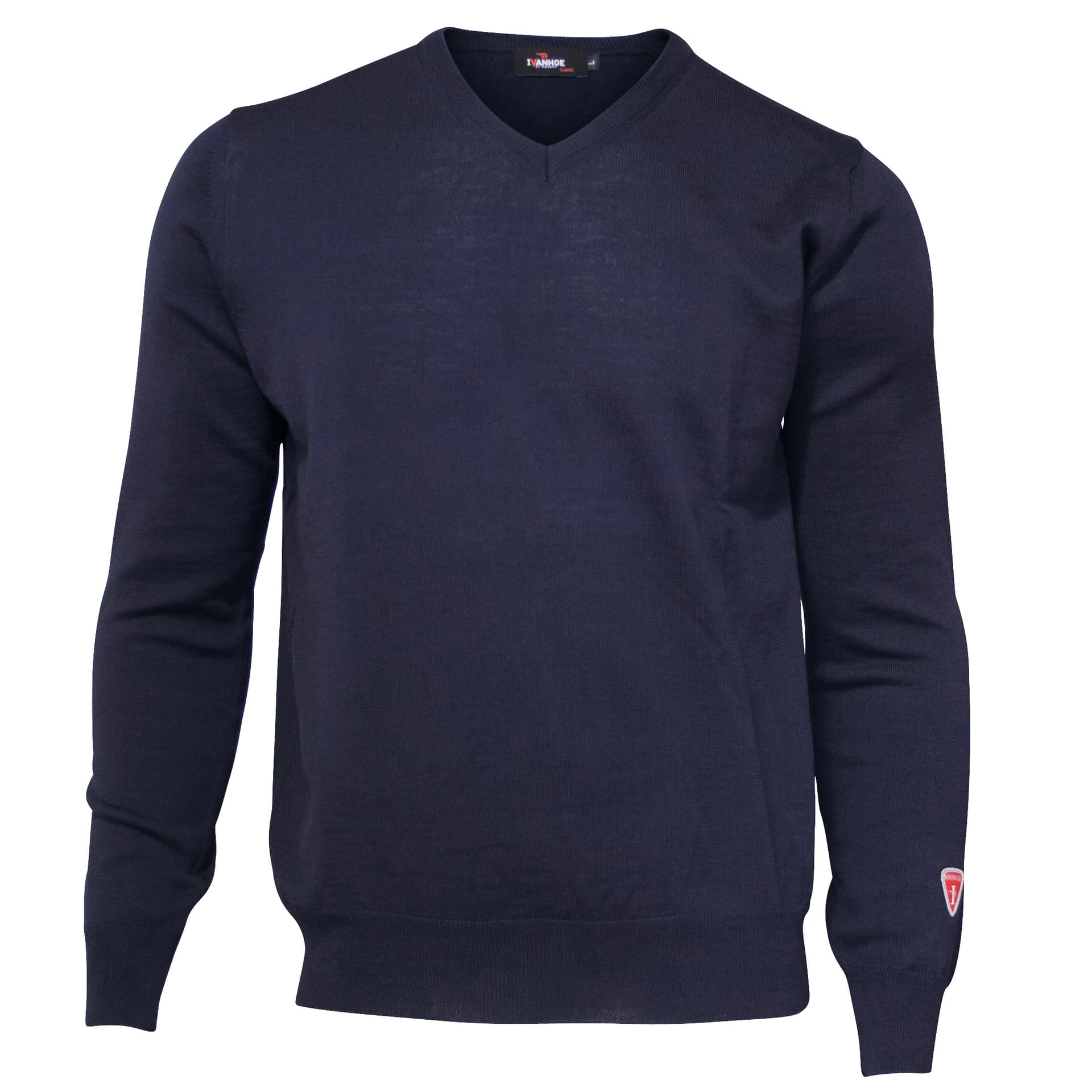 Ivanhoe Ivanhoe Men's Cashwool V-Neck Navy